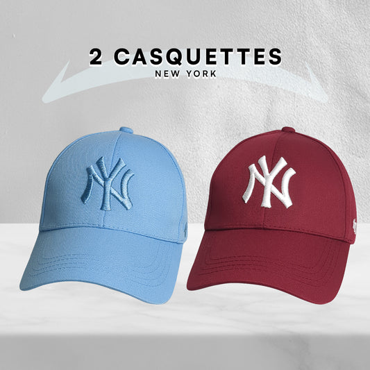 2 Casquettes New York