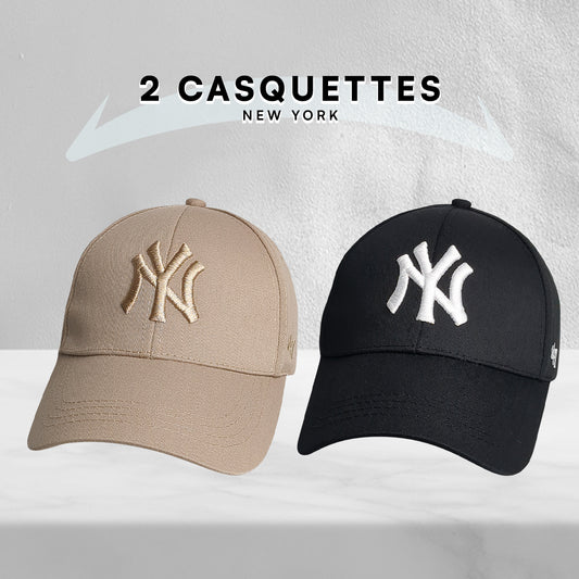 2 Casquettes New York