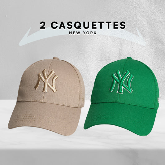 2 Casquettes New York