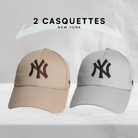 2 Casquettes New York