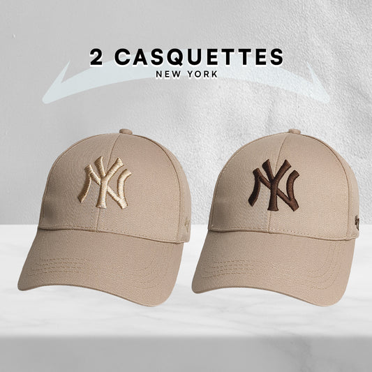 2 Casquettes New York