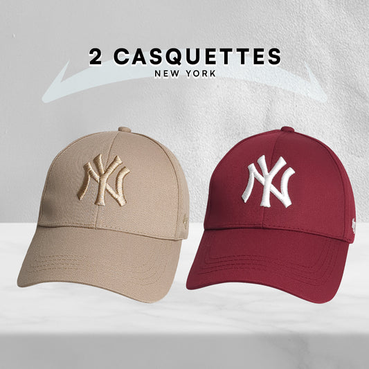 2 Casquettes New York