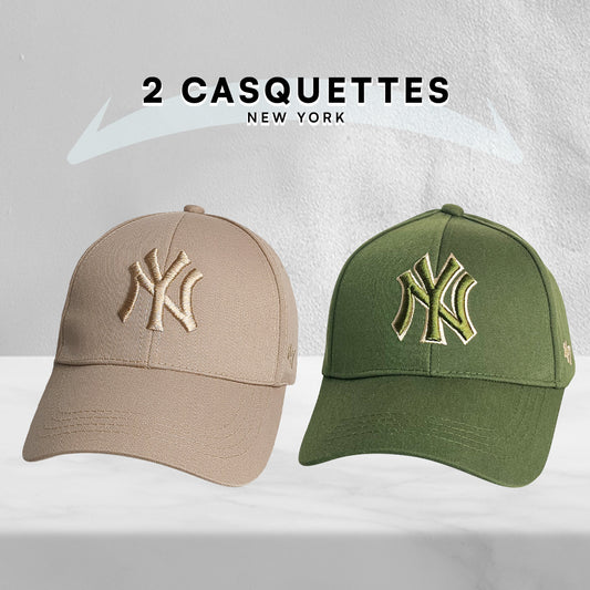 2 Casquettes New York