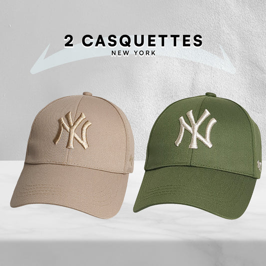 2 Casquettes New York