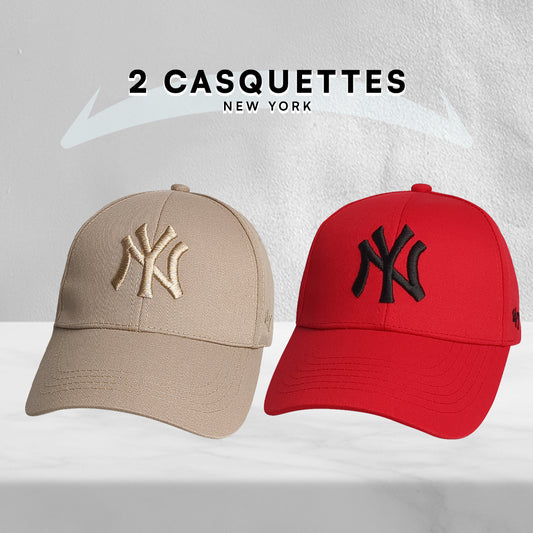 2 Casquettes New York