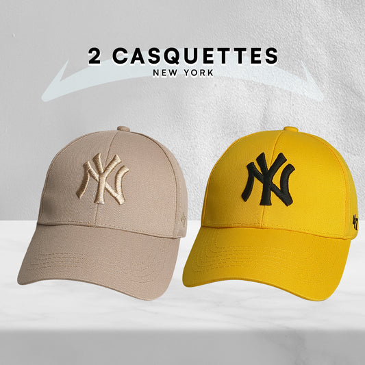 2 Casquettes New York