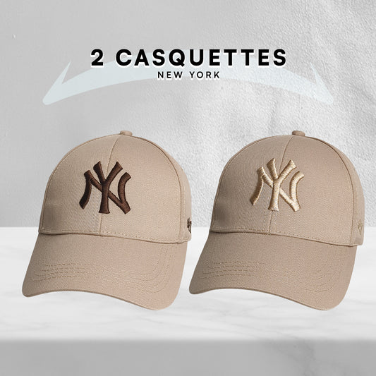 2 Casquettes New York