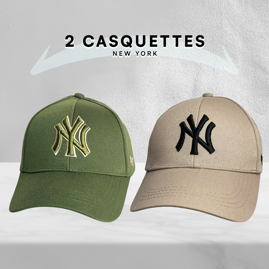 2 Casquettes New York