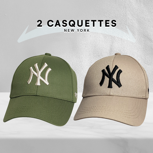 2 Casquettes New York