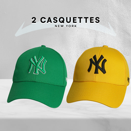 2 Casquettes New York