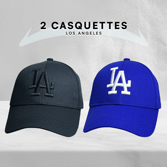 2 Casquettes Los Angeles