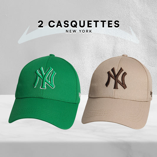 2 Casquettes New York