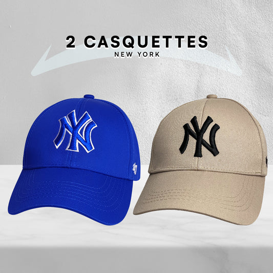 2 Casquettes New York