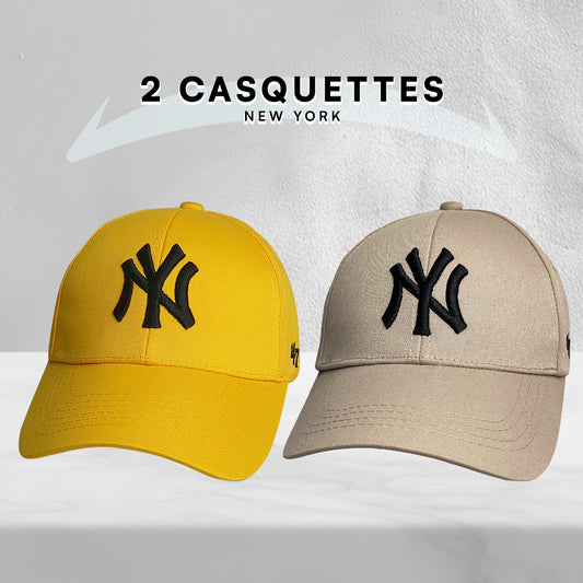 2 Casquettes New York
