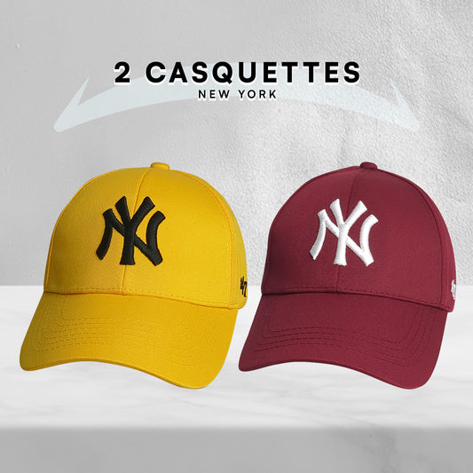 2 Casquettes New York
