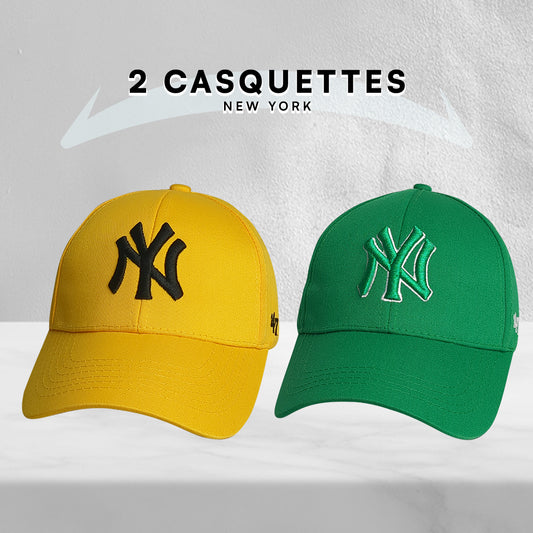 2 Casquettes New York