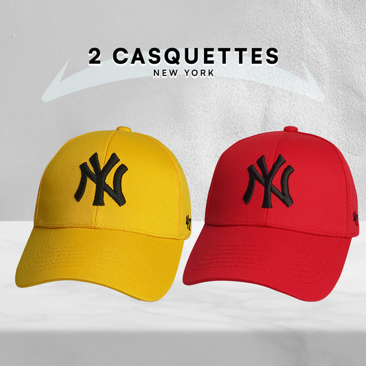 2 Casquettes New York