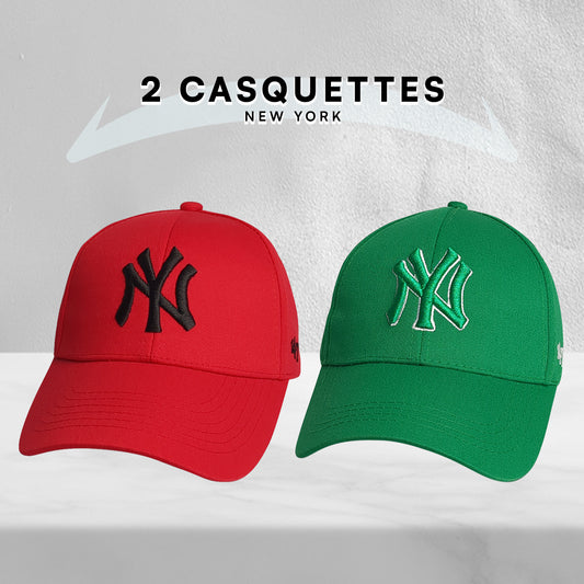 2 Casquettes New York