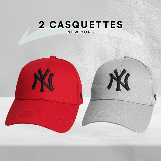 2 Casquettes New York