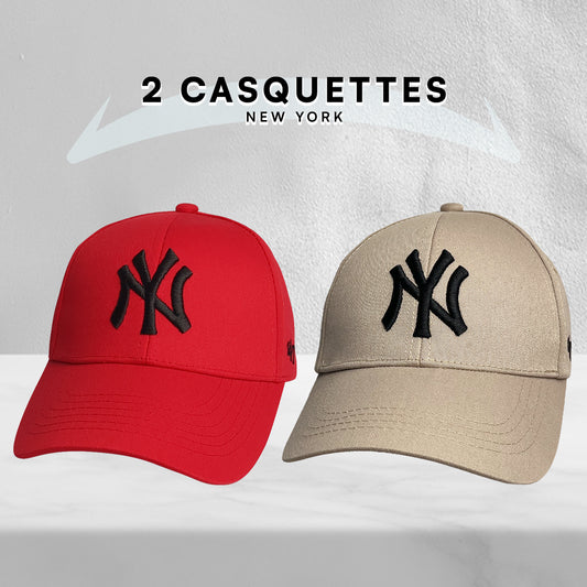 2 Casquettes New York