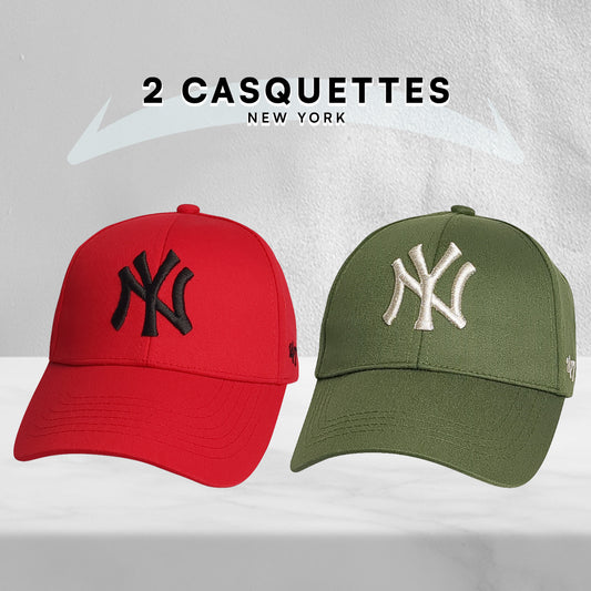 2 Casquettes New York