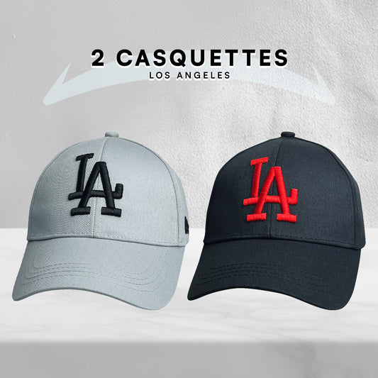 2 Casquettes Los Angeles