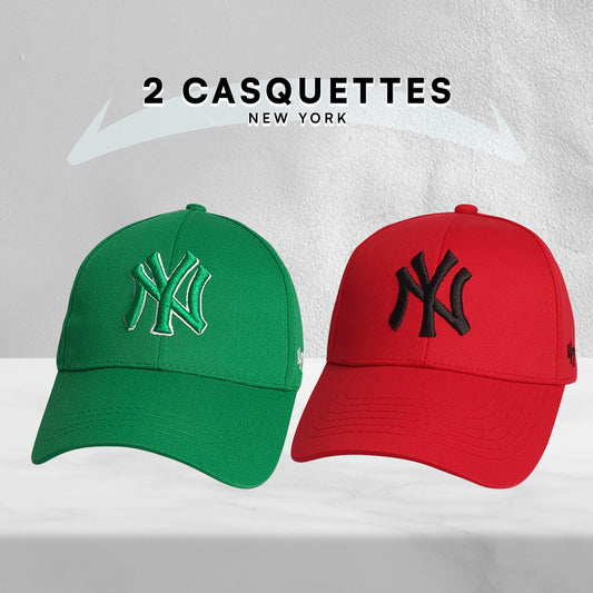 2 Casquettes New York