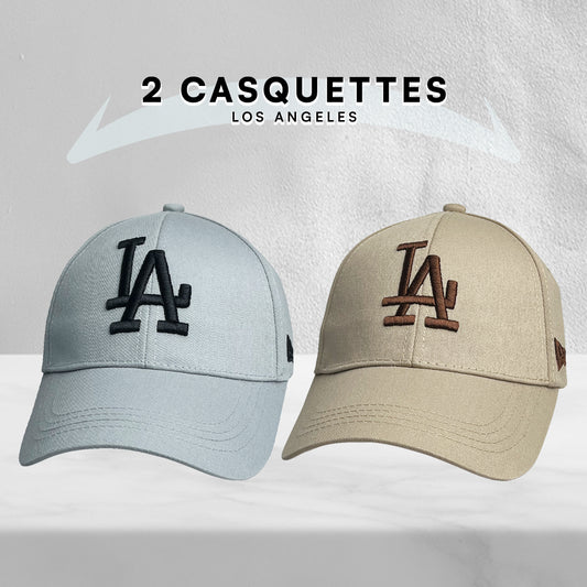2 Casquettes Los Angeles