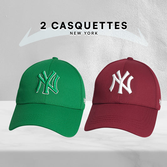 2 Casquettes New York