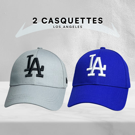 2 Casquettes Los Angeles