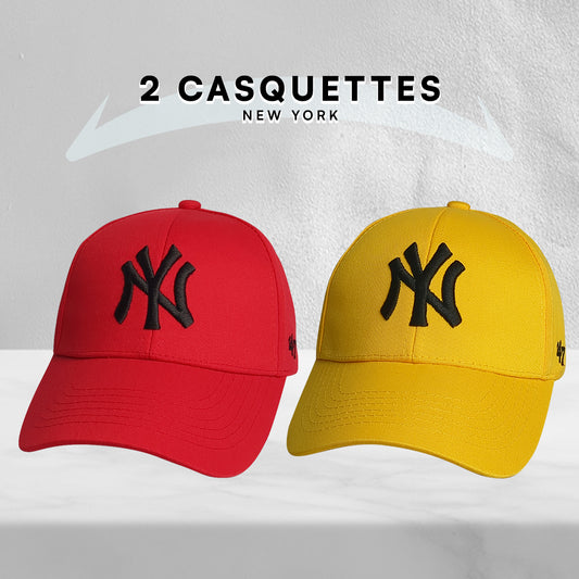 2 Casquettes New York