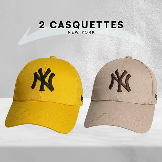 2 Casquettes New York