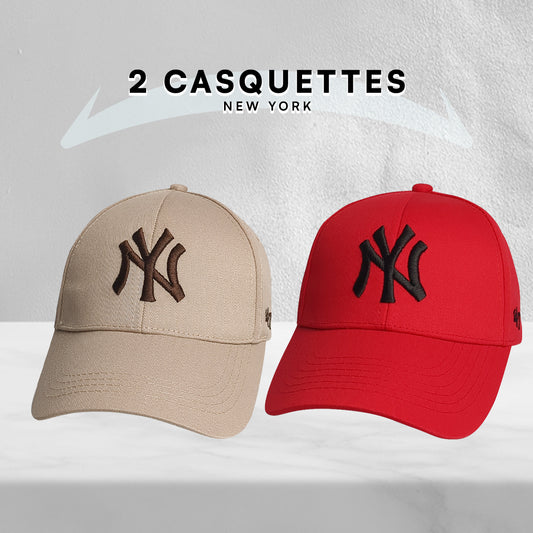 2 Casquettes New York