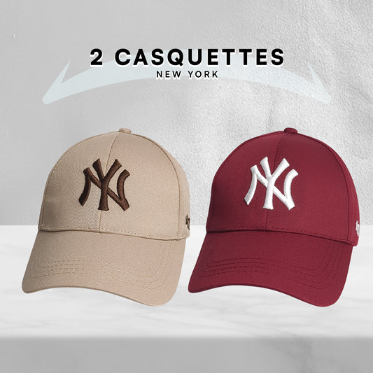 2 Casquettes New York