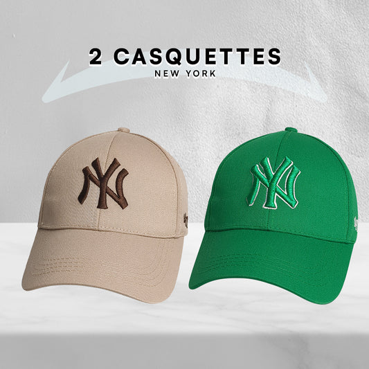 2 Casquettes New York