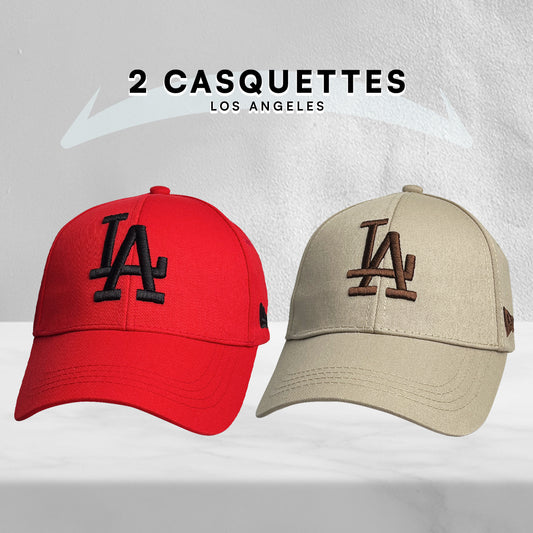 2 Casquettes Los Angeles