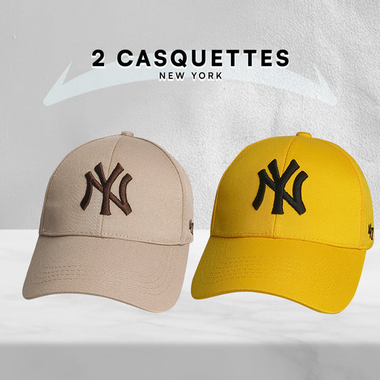 2 Casquettes New York