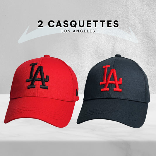 2 Casquettes Los Angeles