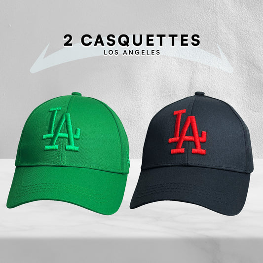 2 Casquettes Los Angeles