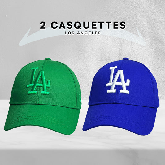 2 Casquettes Los Angeles