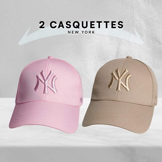2 Casquettes New York