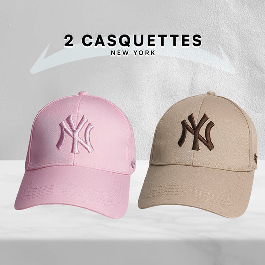 2 Casquettes New York