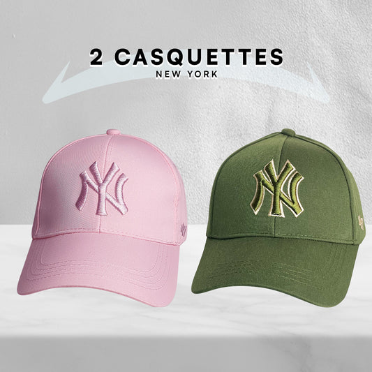 2 Casquettes New York