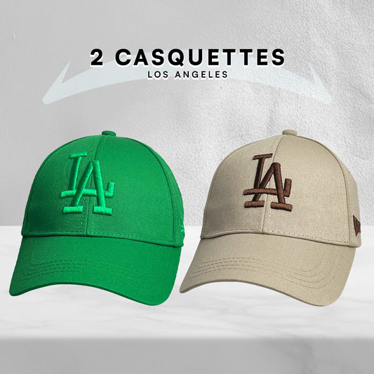 2 Casquettes Los Angeles