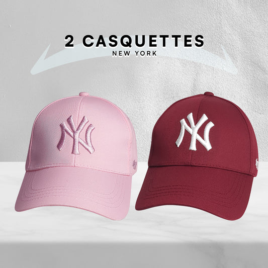 2 Casquettes New York