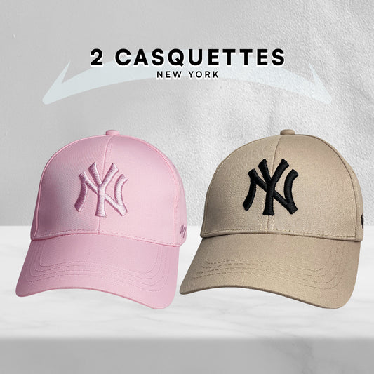 2 Casquettes New York