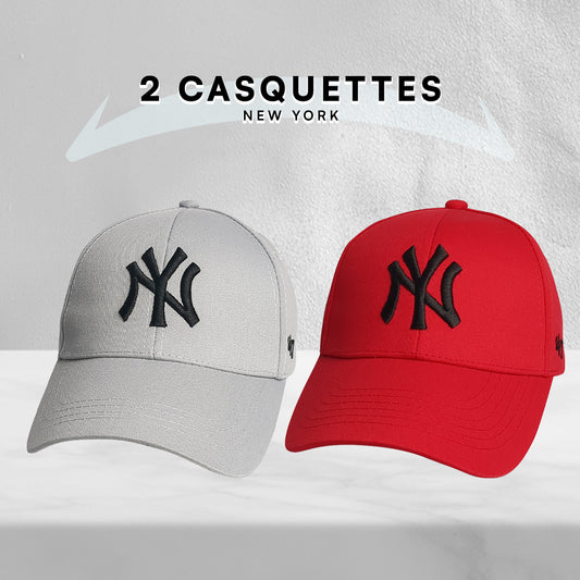 2 Casquettes New York