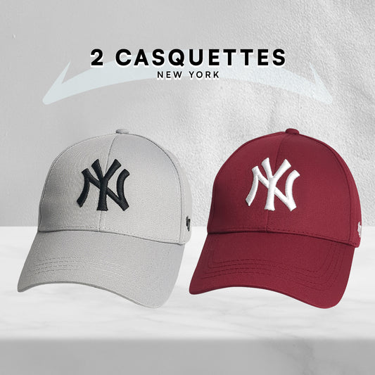 2 Casquettes New York