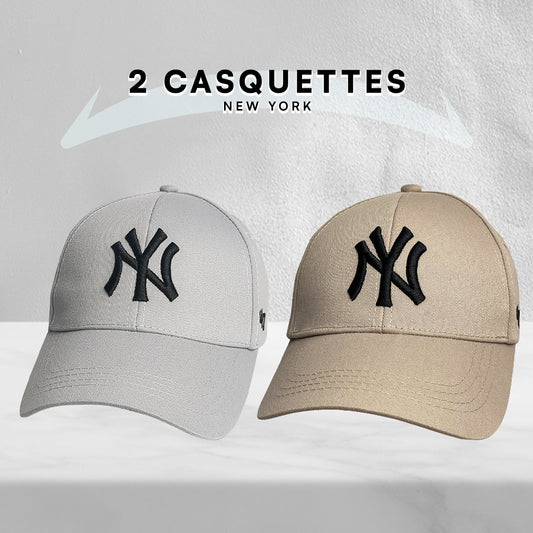 2 Casquettes New York