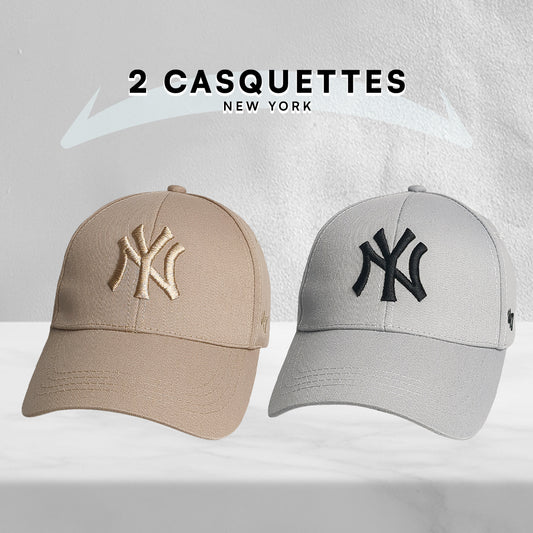 2 Casquettes New York